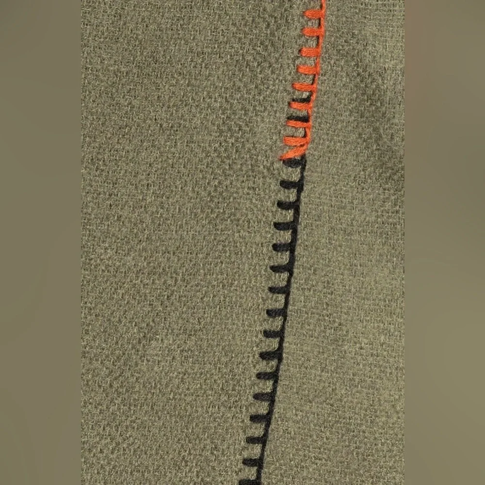 Free People Sage Green Common Thread Blanket Wrap Scarf - Picture 4 of 4